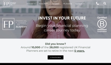 Financial Planner Life Academy website