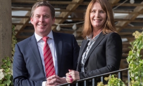 Lee Hurst and office manager Lynne Bowman of Harrogate Wealth Management