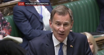 Jeremy Hunt in the Commons