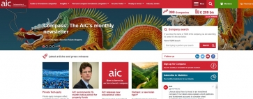 The Association of Investment Companies website