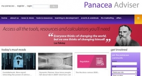 Panacea Adviser website