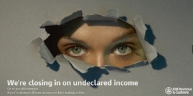 HMRC tax crackdown ad (historic)