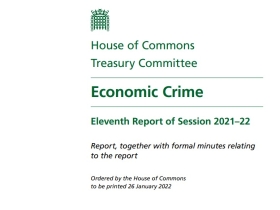 The Economic Crime report was released this morning
