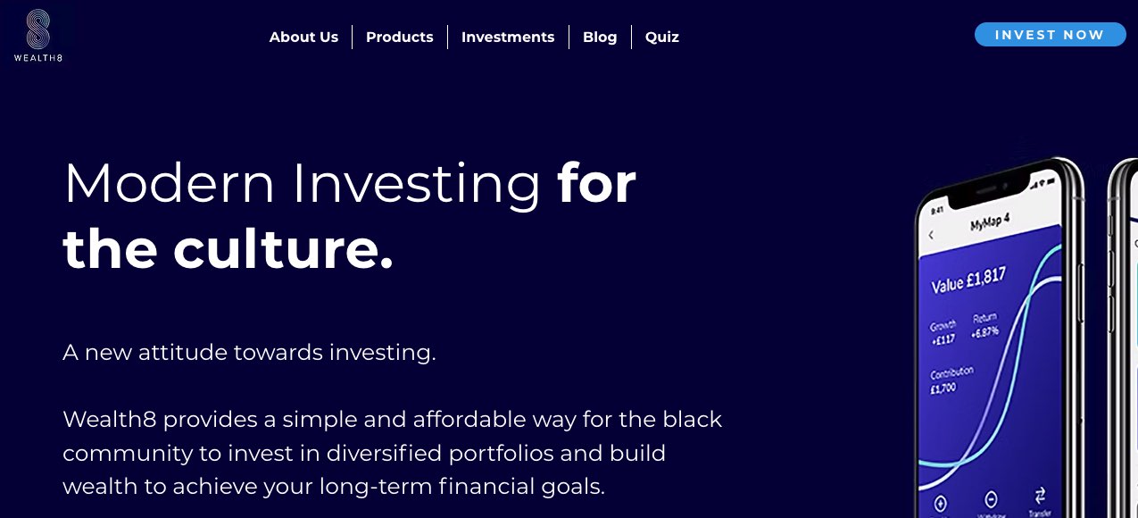 Wealth8 website