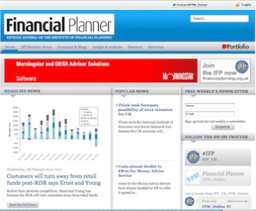 Faster viewing on Financial Planner Online